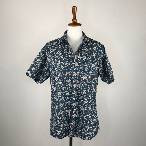 Topman Other - Topman Floral Print Button Down Shirt
